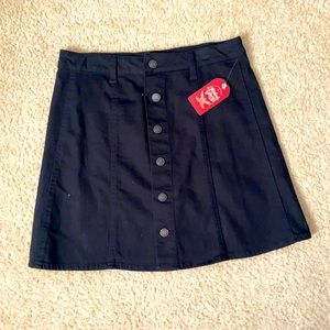 Black Mini Skirt & Army Mini Skirt